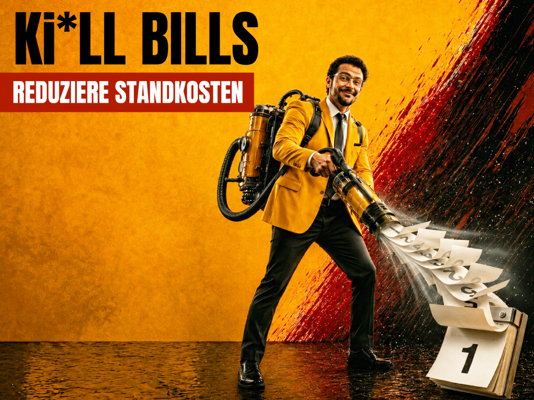 Ki*LL BILLS Motiv Reduziere deine Standkosten